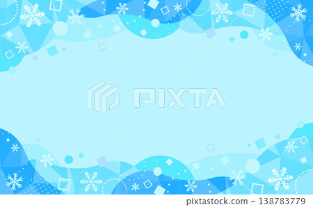 Ice and light blue pop abstract background 3_horizontal 138783779