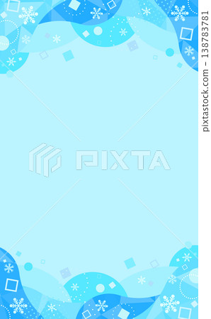 冰與淺藍色波普抽象背景 3_垂直 冰與淺藍色波普抽象背景 3_垂直 138783781