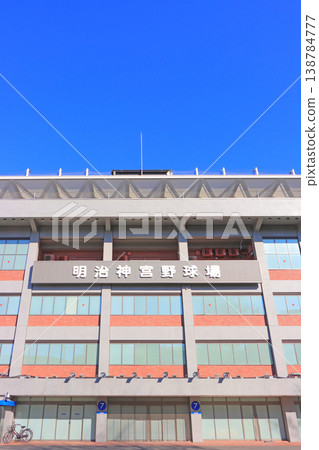 東京新宿區明治神宮棒球場風景 138784777