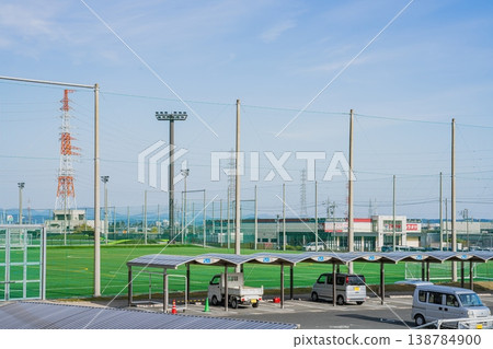 濱松市(靜岡縣)濱北平口足球場一景 濱松市(靜岡縣)濱北平口足球場一景 138784900