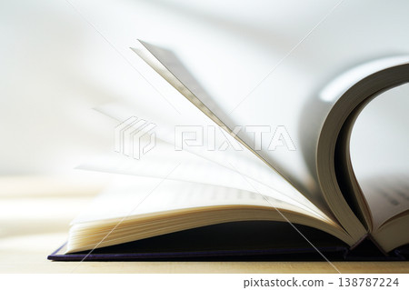 Opening a book (image) 138787224