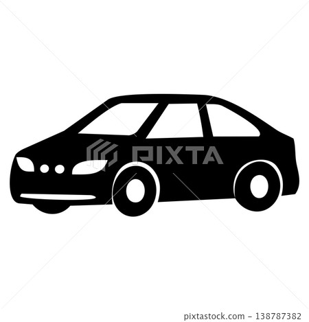 汽車圖示(簡易汽車符號) 汽車圖示(簡易汽車符號) 138787382