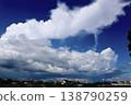 Rural townscape and summer clouds 138790259