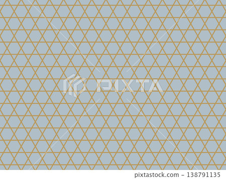 A background of hexagonal basket weave patterns of counterfeit silver and counterfeit gold. 138791135