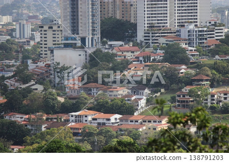 Panama City's old town and modern skyscrapers coexist in this Central American metropolis. Panama City's old town and modern skyscrapers coexist in this Central American metropolis. 138791203