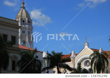 Panama City's old town and modern skyscrapers coexist in this Central American metropolis. Panama City's old town and modern skyscrapers coexist in this Central American metropolis. 138791240
