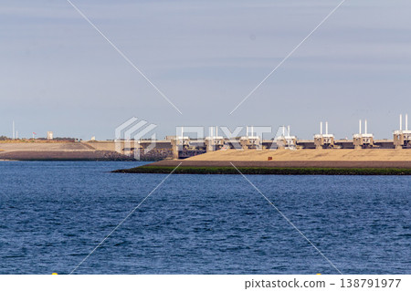 Delta Works Neeltje Jans in Zeeland, the Netherlands Delta Works Neeltje Jans in Zeeland, the Netherlands 138791977