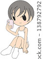 Girls relaxing and checking their smartphones 138792792