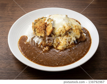Eggplant and cheese curry Eggplant and cheese curry 138792967