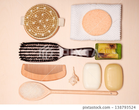 Set for care of skin body, bath accessories Set for care of skin body, bath accessories 138793524