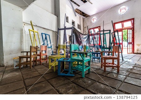 Morada das Artes in Sao Luis, Brazil. It was inaugurated in 2000 with the aim of stimulating artistic production in Maranhao. Morada das Artes in Sao Luis, Brazil. It was inaugurated in 2000 with the aim of stimulating artistic production in Maranhao. 138794125