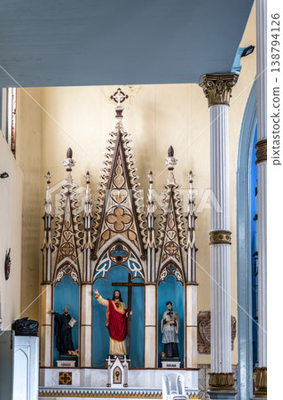 Interior of the Church of Our Lady of Remedies in Goncalves Dias Square in Sao Luis, Maranhao, Brazil Interior of the Church of Our Lady of Remedies in Goncalves Dias Square in Sao Luis, Maranhao, Brazil 138794126