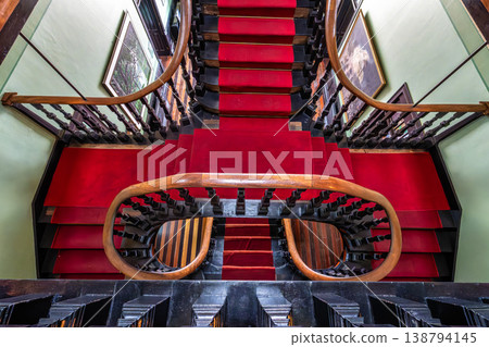 Interior of the Palacio Rio Negro in Manaus, Amazon, Brazil. Built 1910 by the German rubber dealer Waldemar Scholz Interior of the Palacio Rio Negro in Manaus, Amazon, Brazil. Built 1910 by the German rubber dealer Waldemar Scholz 138794145