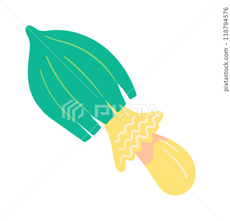 Cartoon Mushroom Botanical Element Cartoon Mushroom Botanical Element 138794576