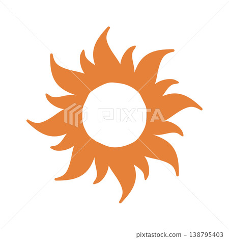 Sun Swirl Emblem Abstract Symbol Sun Swirl Emblem Abstract Symbol 138795403