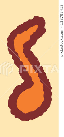Note Symbol With Wavy Outline Cartoon 138795412