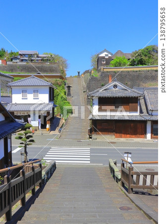 鹽屋坡與須屋坡(商貿小鎮,木月城下町,豎幅構圖) 鹽屋坡與須屋坡(商貿小鎮,木月城下町,豎幅構圖) 138795658