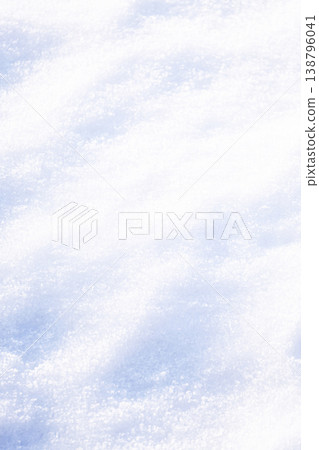 Bumpy snow patterns on the Hiruzen Plateau 138796041