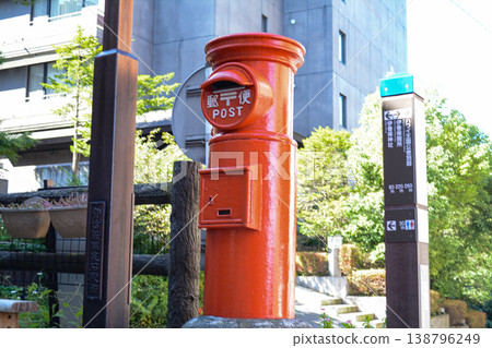 Japanese red mailboxes: Retro streetscapes and everyday scenes Japanese red mailboxes: Retro streetscapes and everyday scenes 138796249