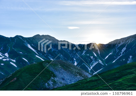 從立山天平看到的日出(八月) 從立山天平看到的日出(八月) 138796961