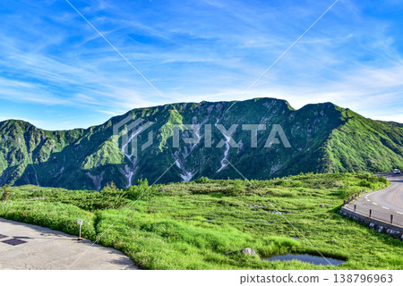 夏季從立山天平眺望山 138796963