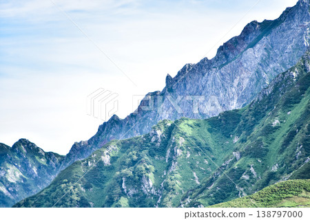 Mount Tsurugi as seen from Tateyama Murodo Mount Tsurugi as seen from Tateyama Murodo 138797000