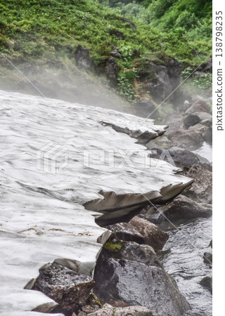 夏季的立山，殘雪 138798235