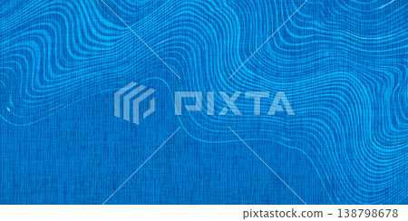 Blue abstract wavy line background pattern Blue abstract wavy line background pattern 138798678