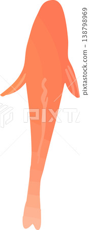 Goldfish illustration from above (vector) | Japanese-style material usable for ornamental fish and pond designs Goldfish illustration from above (vector) | Japanese-style material usable for ornamental fish and pond designs 138798969