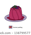 Berry-filled summer pudding | Pudding, Berry, Dessert 138799577