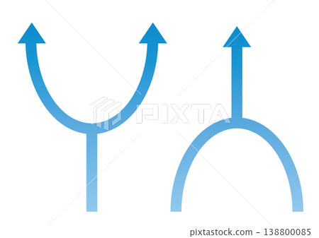 細線匯聚箭頭圖示 業務流程 UI Material 138800085