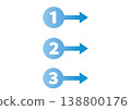 細線數字步驟箭頭圖示流程 UI 材料 138800176