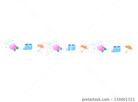 可愛的雨季主題線條畫 可愛的雨季主題線條畫 138801151