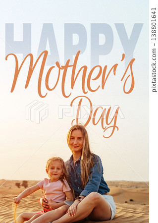 Celebrating Mother's Day on May 10 with smiles in a warm outdoor setting 138801641