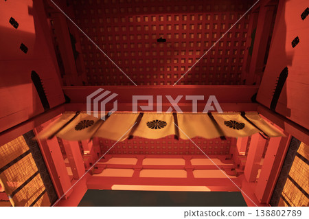 A photo of the vermilion color of Fushimi Inari Taisha Shrine, popular with both domestic and international tourists. A photo of the vermilion color of Fushimi Inari Taisha Shrine, popular with both domestic and international tourists. 138802789