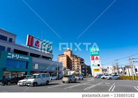 Shopping at Nitori Komae Setagaya-dori store, Iwato-minami, Komae City, Tokyo 138803182