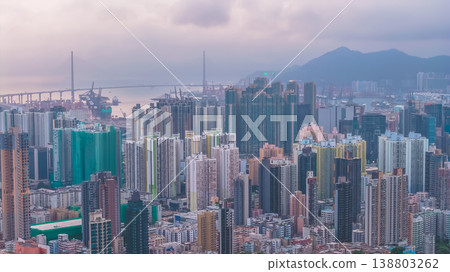 April 10 2026 Sham Shui Po Extremely Dense Urban Cityscape, HK 138803262
