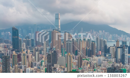 April 10 2026 Kowloon High Density Urban Skyline View, HK April 10 2026 Kowloon High Density Urban Skyline View, HK 138803267