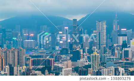 April 10 2026 Kowloon High Density Urban Skyline View, HK April 10 2026 Kowloon High Density Urban Skyline View, HK 138803276