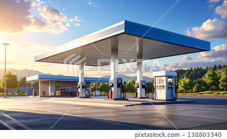 gas station  138803340