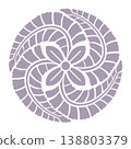 Pattern: Four Tomoe Wisteria 138803379