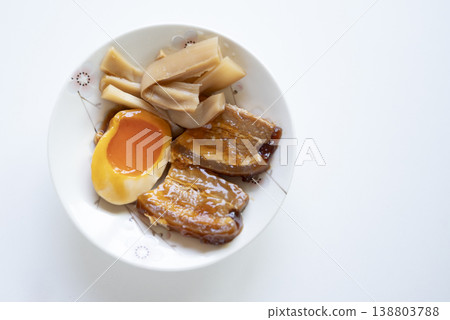 拉麵和沾麵配料 拉麵和沾麵配料 138803788