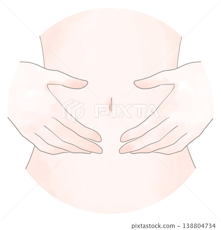Illustration of a stomach 138804734
