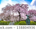 京都圓山公園的祗園垂櫻 138804936