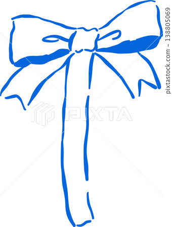 Hand drawn Lemon Outline with stem and leaf Whimsical Doodle 138805069