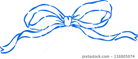 Hand drawn Lemon Outline with stem and leaf Whimsical Doodle 138805074