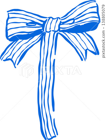 Hand drawn Lemon Outline with stem and leaf Whimsical Doodle 138805079
