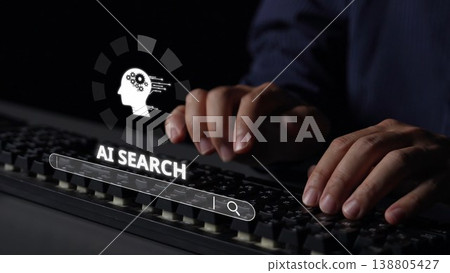 AI Search Engine and Intelligent Data Retrieval User Interface Muxer 138805427