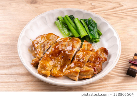 Teriyaki chicken thigh 138805504