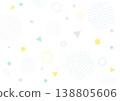 簡單的幾何圖案背景 138805606